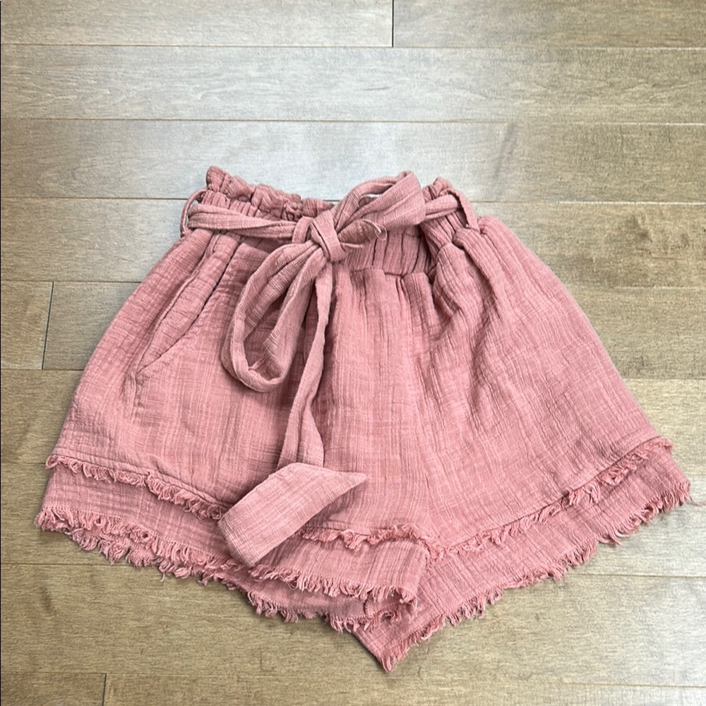 Frayed Hem Women Shorts